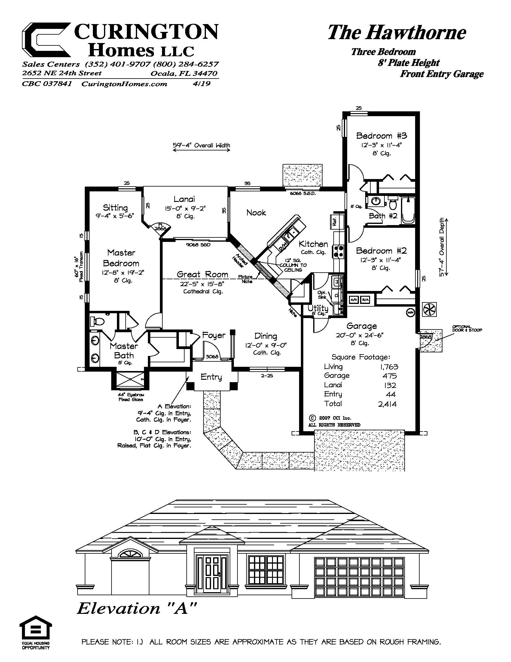 The Hawthorne Customizable 3Bedroom Split Floor Plan
