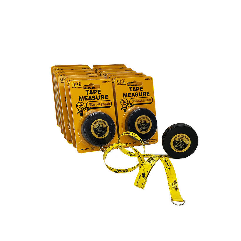 3m of Facts Fun Tape Measure • Curiosity Box