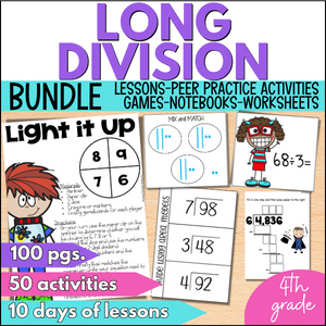 Long Division Unit - 4th Grade Math - Curious Classroom Adventures