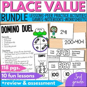 Place Value in Numbers Unit - 3rd Grade Math - Curious Classroom Adventures