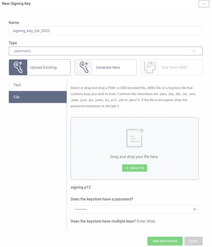Token Signing Key Rotation Curity Identity Server