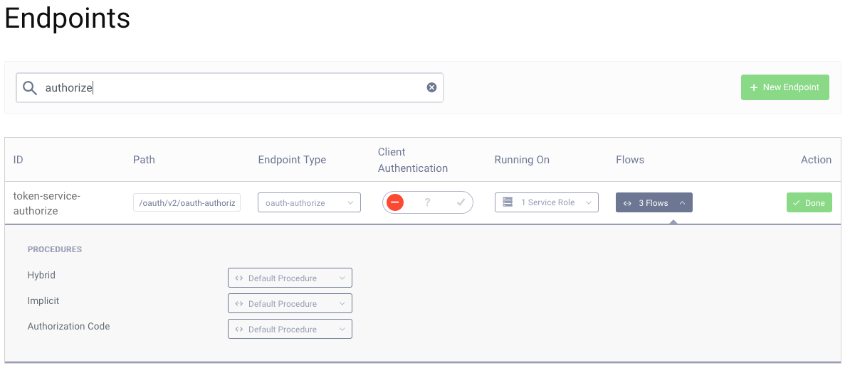 Endpoints and their URLs Curity Identity Server