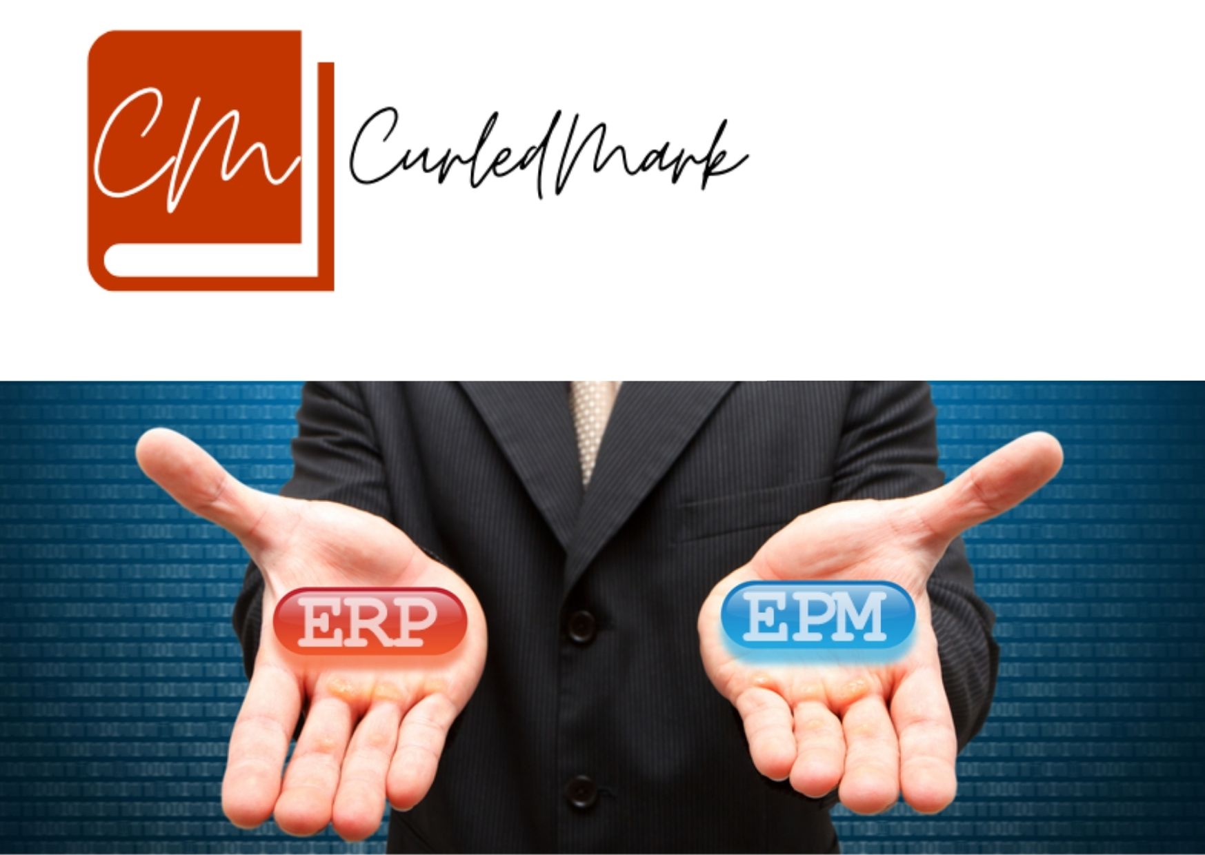 EPM Vs. ERP Difference Summarized CurledMark