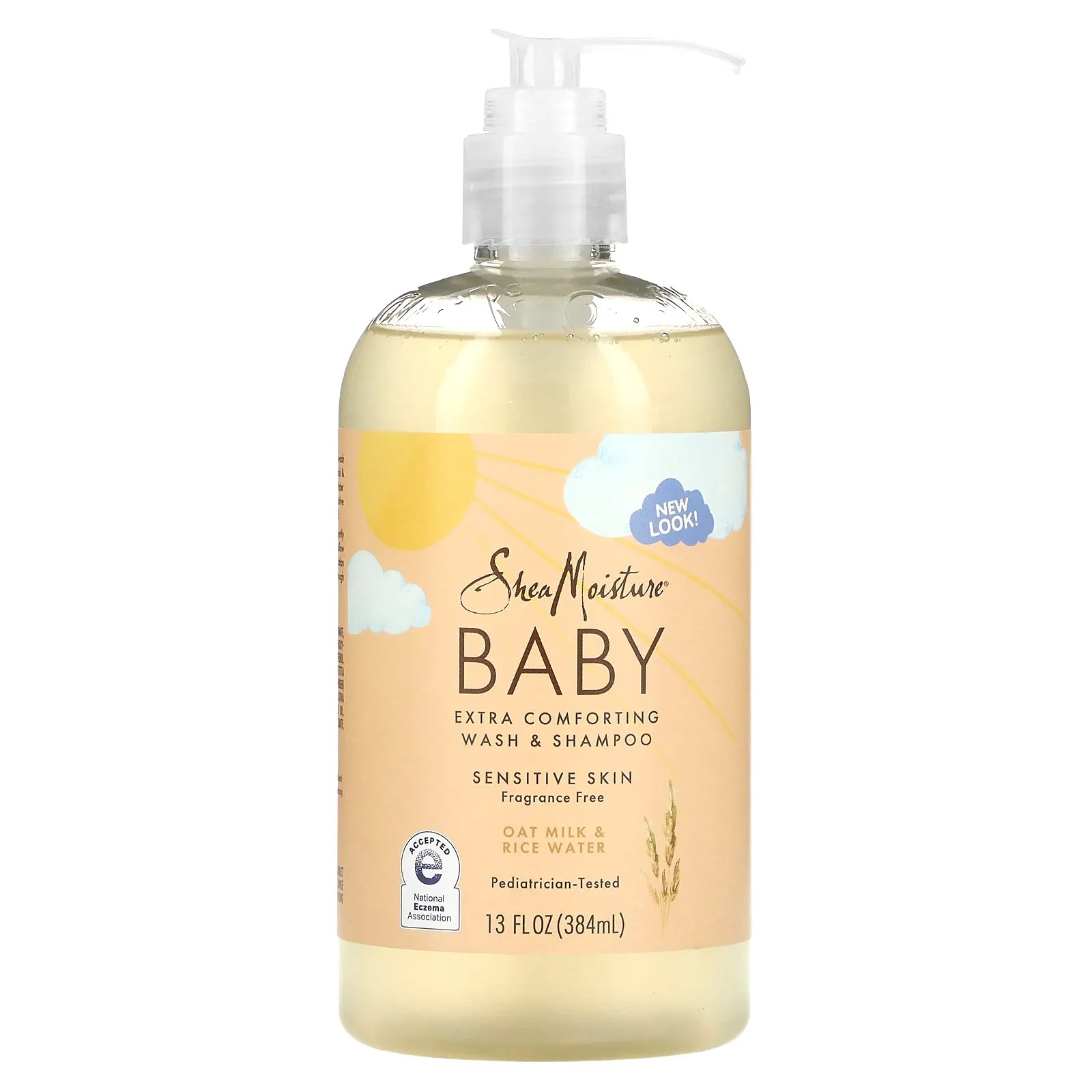 Shampoo Gel Corporal Para Bebe Hipoalergénico Shea Moisture 384ml Curly