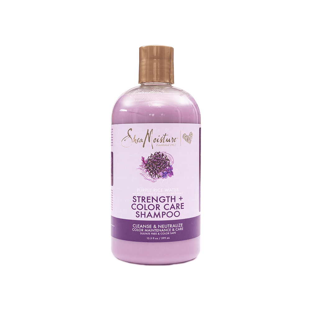 Shea Moisture Purple Rice Water erősítő hajszínvédő sampon 399 ml