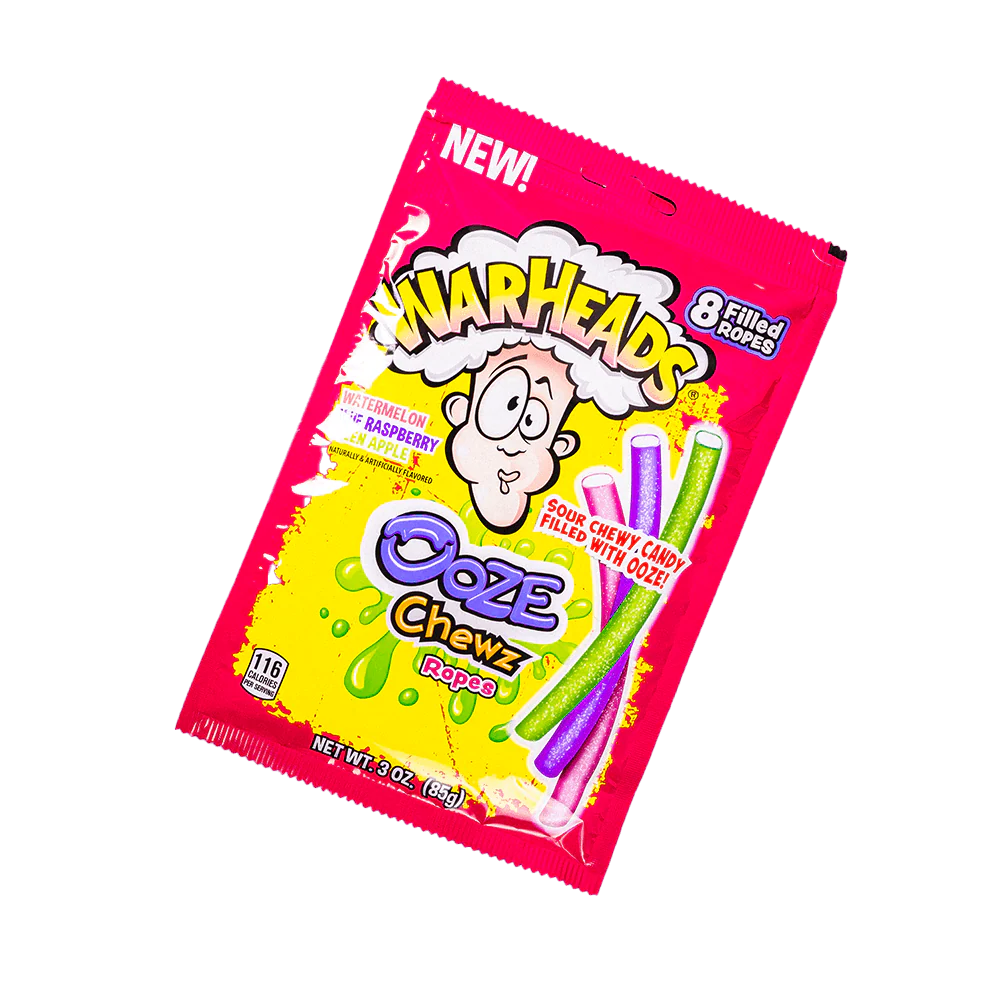 Warheads Ooze Chewz Ropes Curly's Sports & Supplements