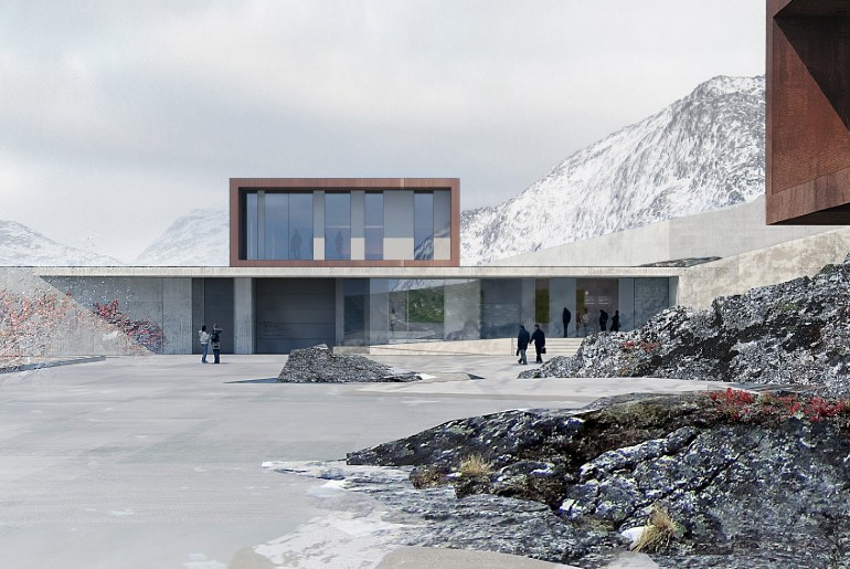 Anstalten Prison In Greenland Has Large Windows Offering Mountain Views