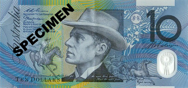 Australian 10 dollar note Counterfeit money detection know how