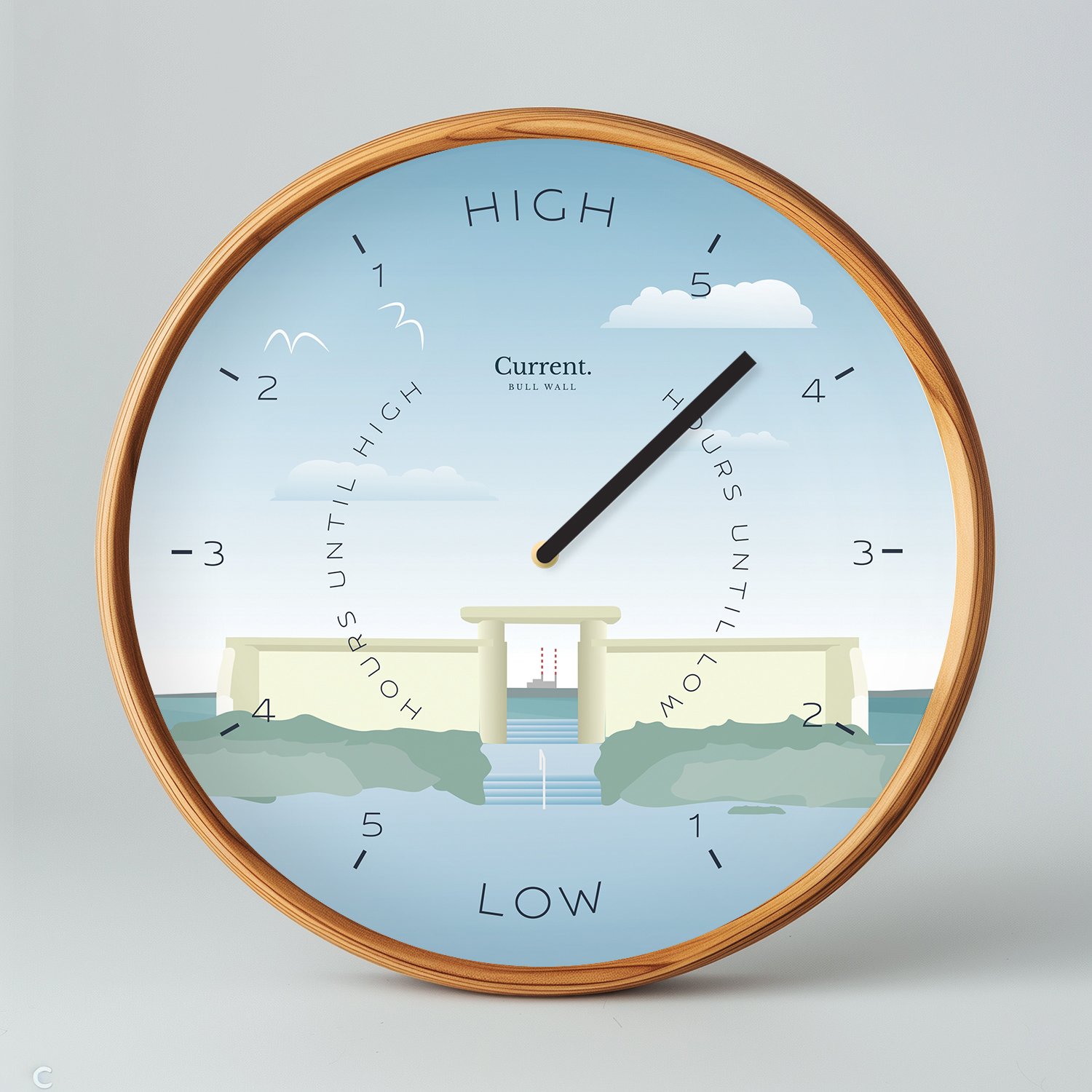 Bull Wall Tide Clock Current Tide Clocks
