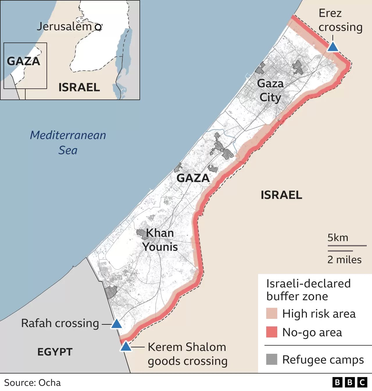 Gaza in maps