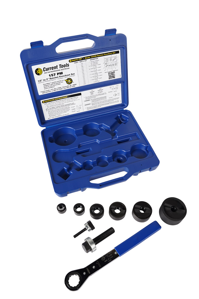157PM Ratchet Knockout Set Current Tools