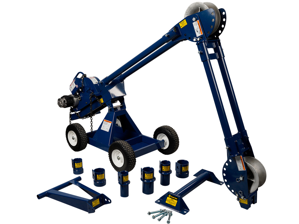 8890A Mantis™ Mobile Cable Pulling Pkg. w/88 Cable Puller, 8000 lb