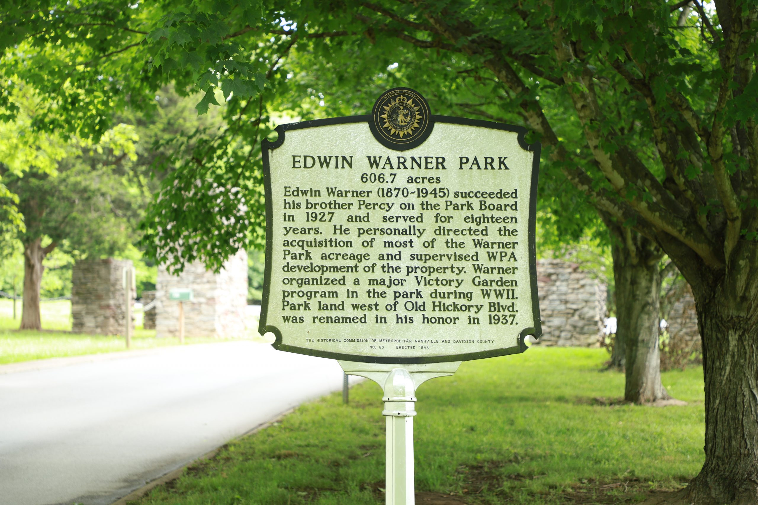 Bellevue History Lives at Edwin Warner Park Current Vue