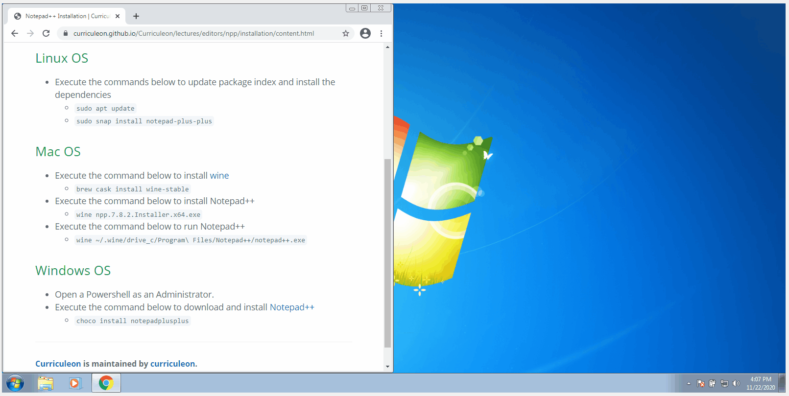 Notepad++ Installation Curriculeon