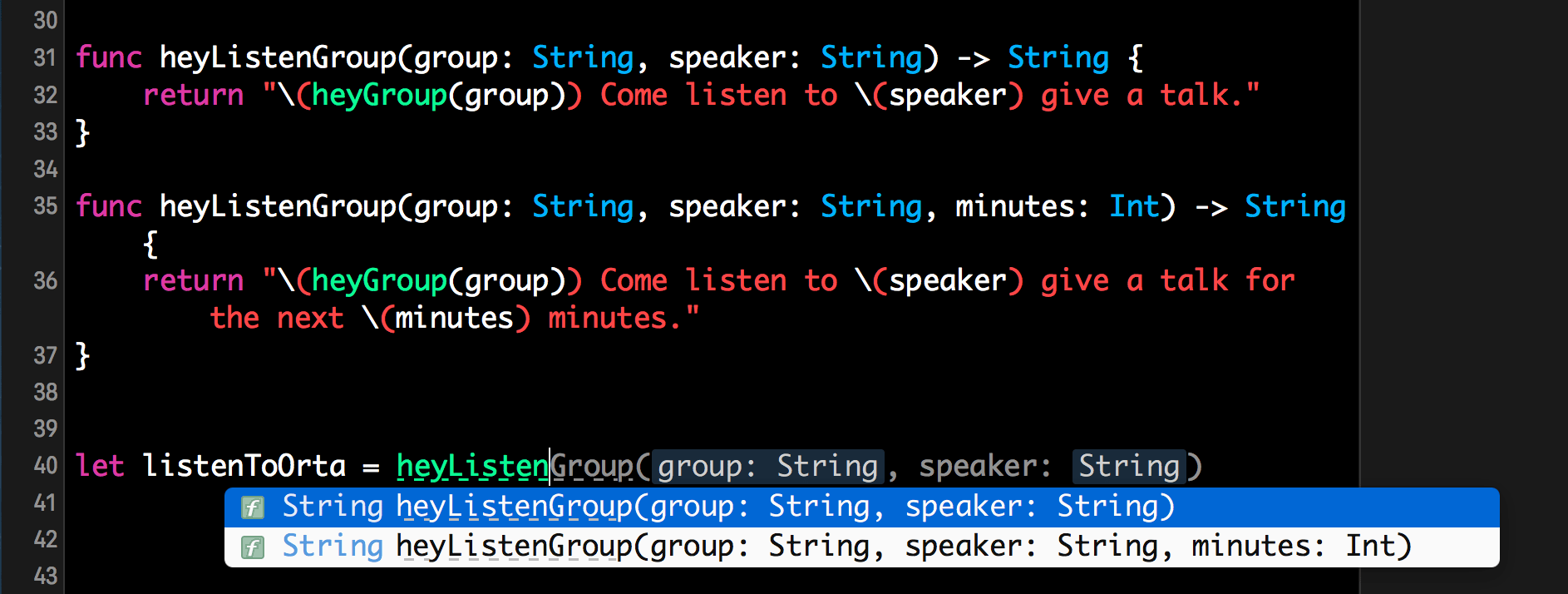 Swift Functions Learn.co