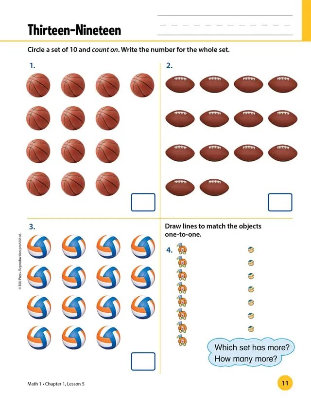 Best Price On BJU Press 1st Grade Math will Teach Your Kids the Basics!