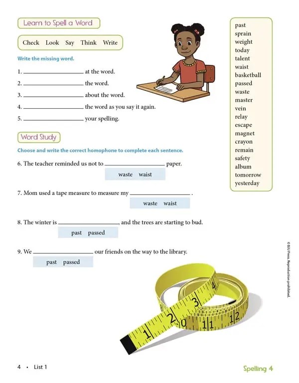 Best Price On BJU Press 4th Grade Spelling