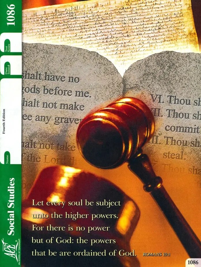 Social Studies Unit 2 (Pace 1086) from Accelerated Christian Education