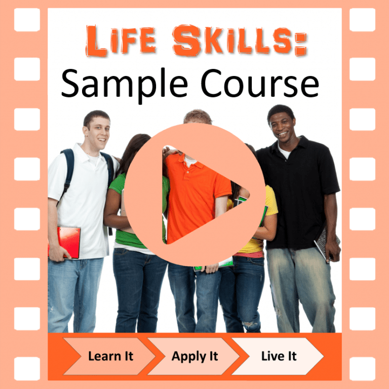 Sample Workbook and Course Life Skills Curriculum That Matters