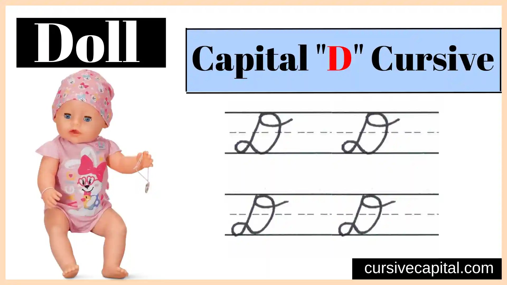 cursive letters - Cursive Capital