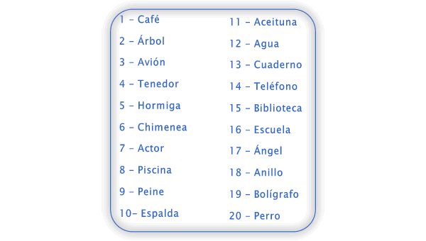 Jugando y aprendiendo cómo memorizar un listado de palabras en minutos