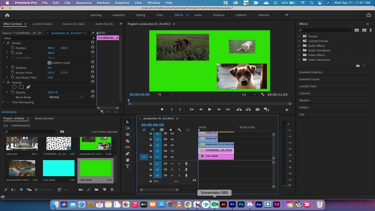 How To Add A Background Image and a Color Background Premiere Pro