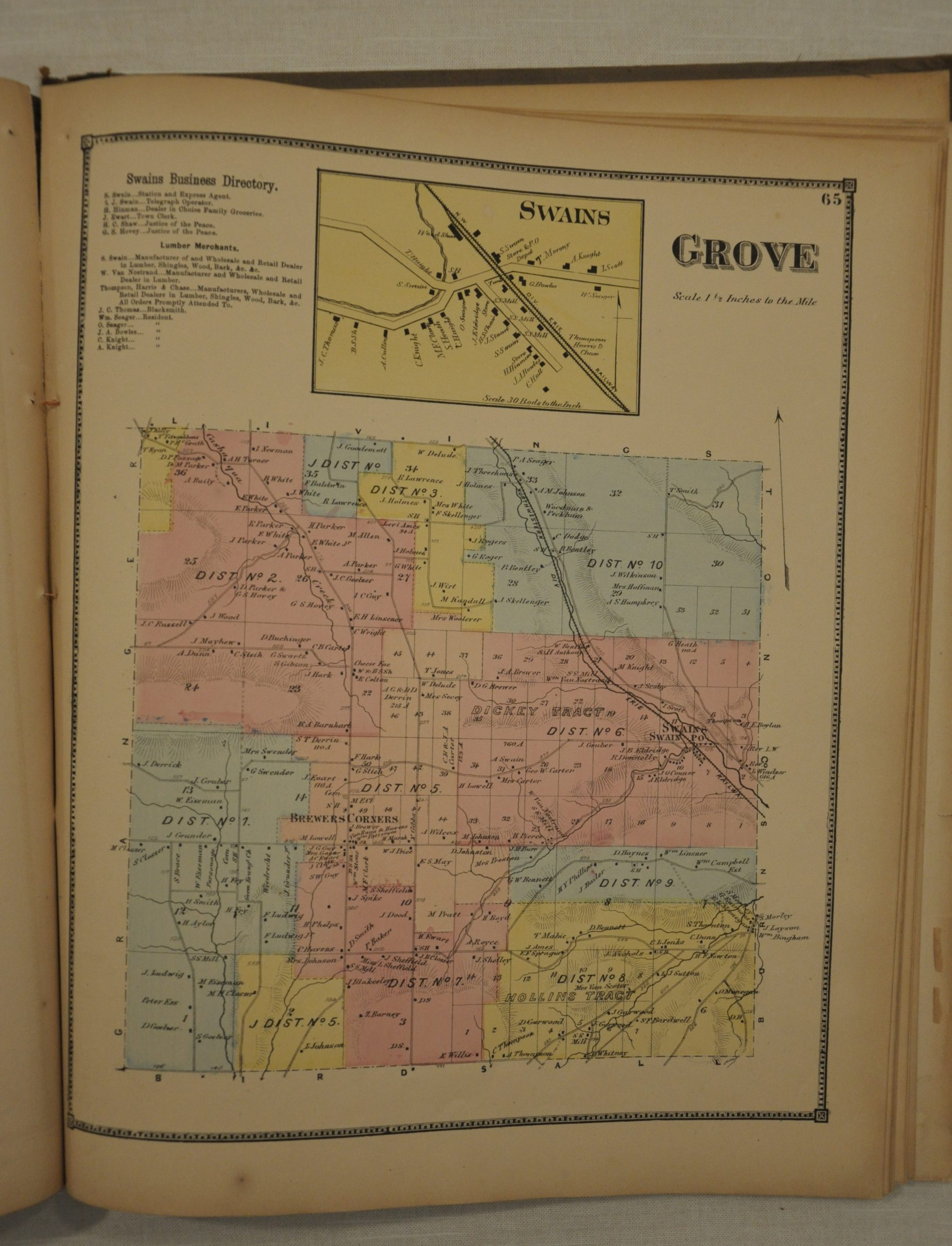Atlas of Allegany County, New York Curtis Wright Maps