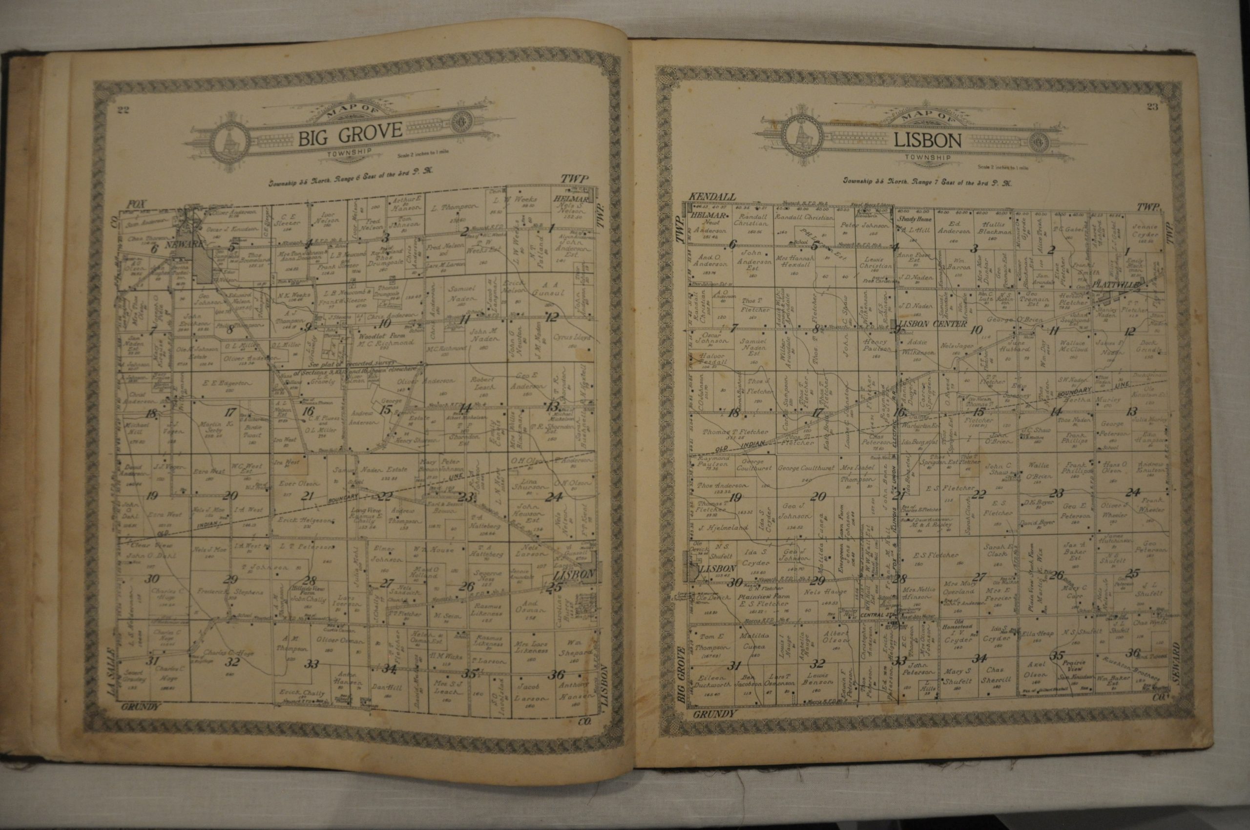 Standard Atlas of Kendall County, Illinois Curtis Wright Maps