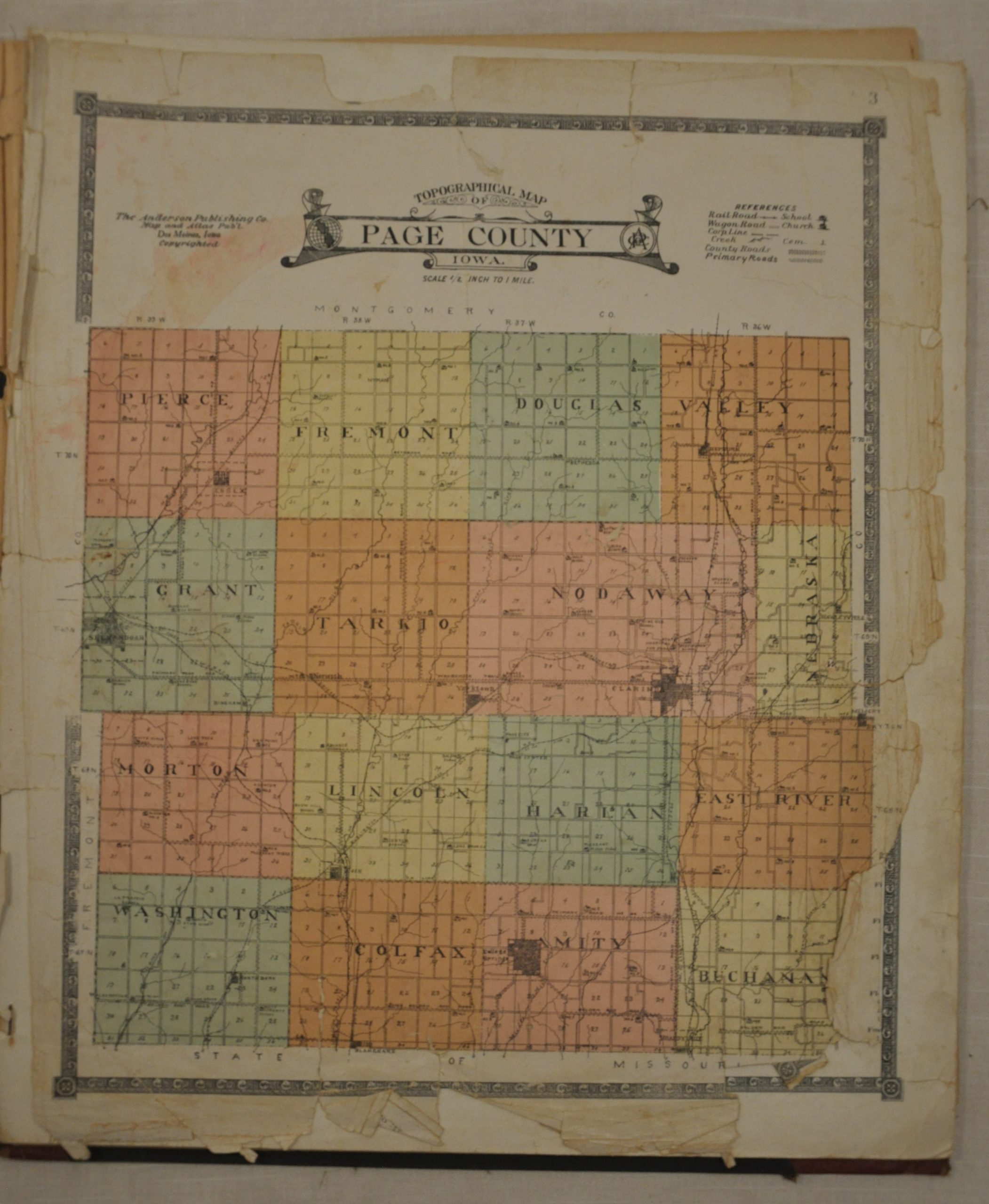 Atlas of Page County, Iowa Curtis Wright Maps