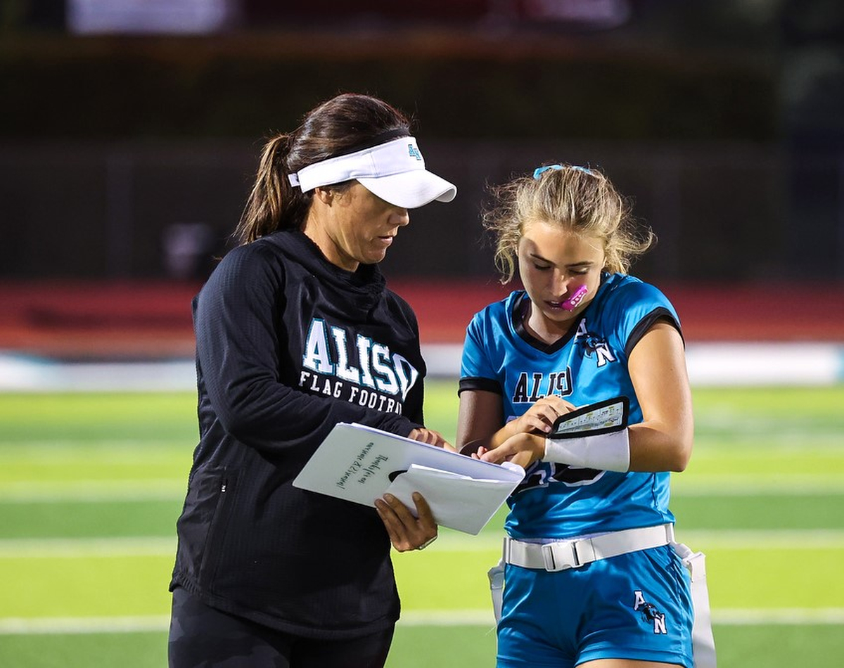 CUSD girls make history on the field in flag football CIF competition