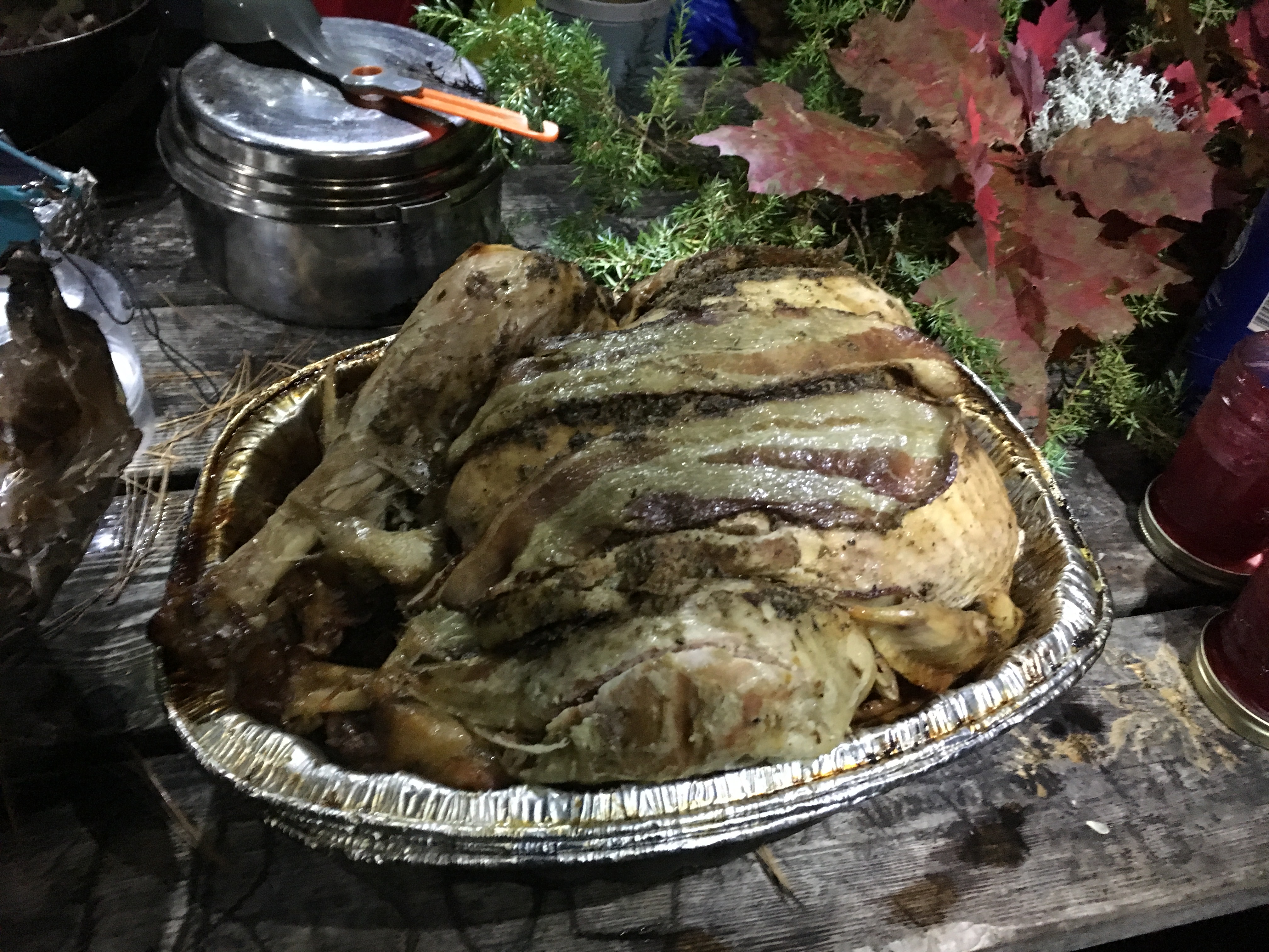 How to cook a turkey over a fire Midweek The Radio Show