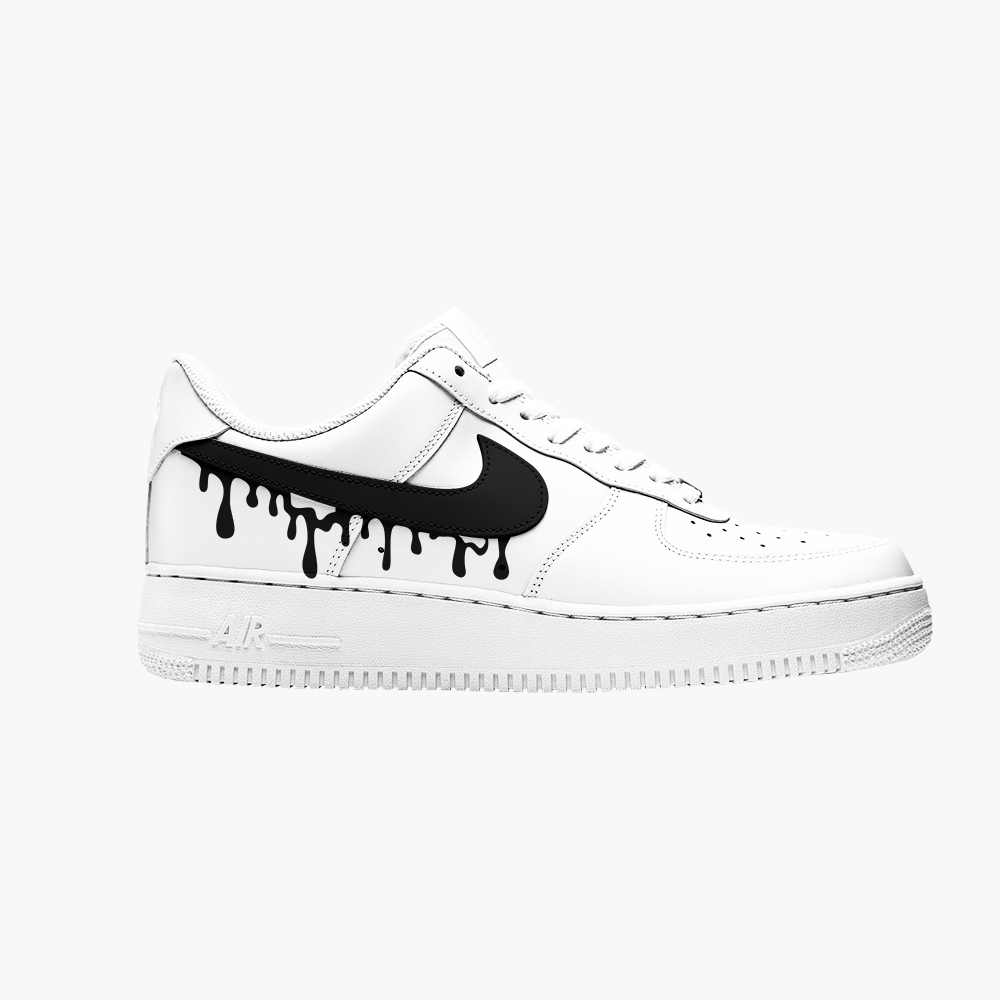 Custom Air Force 1 Drip Swoosh Custom Air Force 1