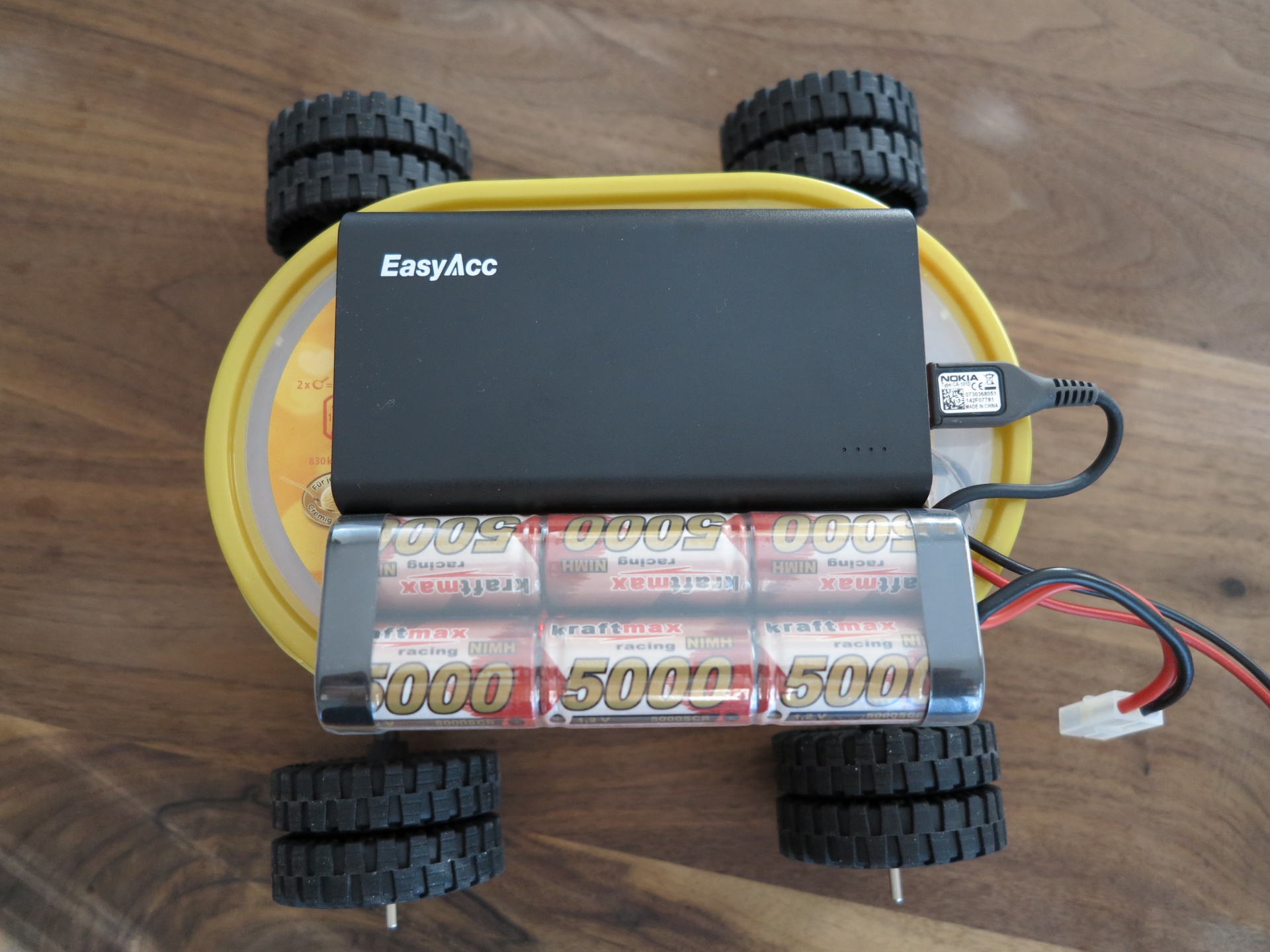 Raspberry Pi WIFI radio controlled rc vehicle power supply