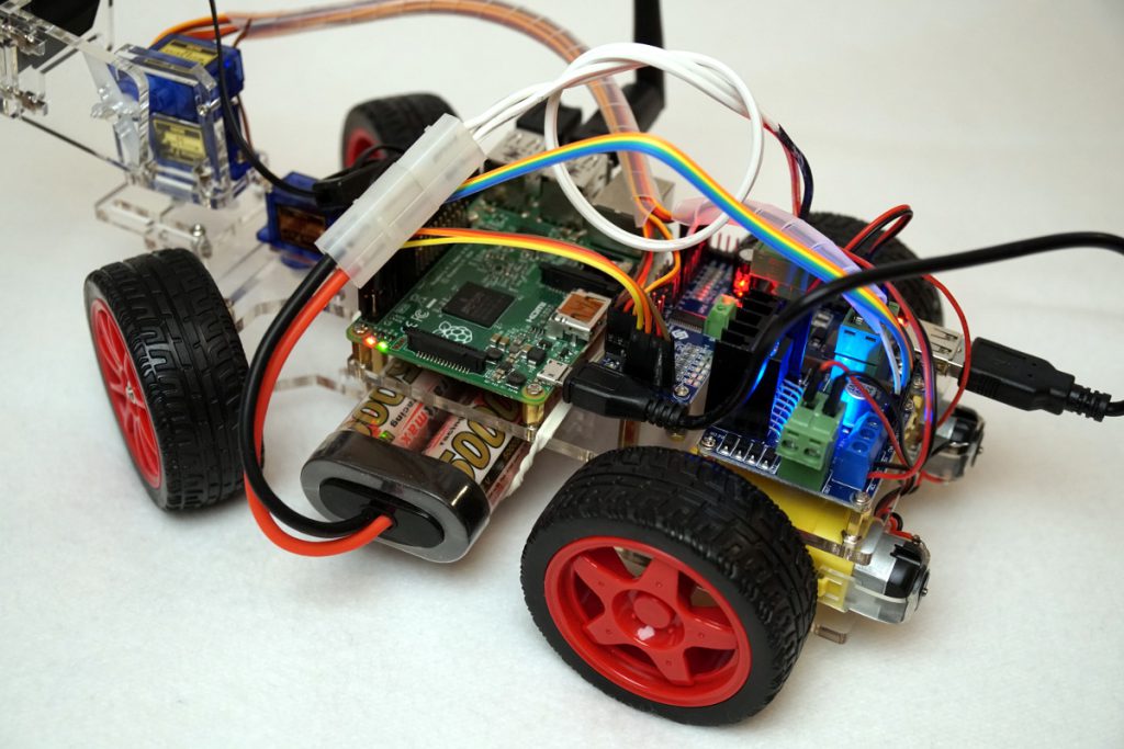 SunFounder Roboter Bausatz Smart Video Car Verkabelung