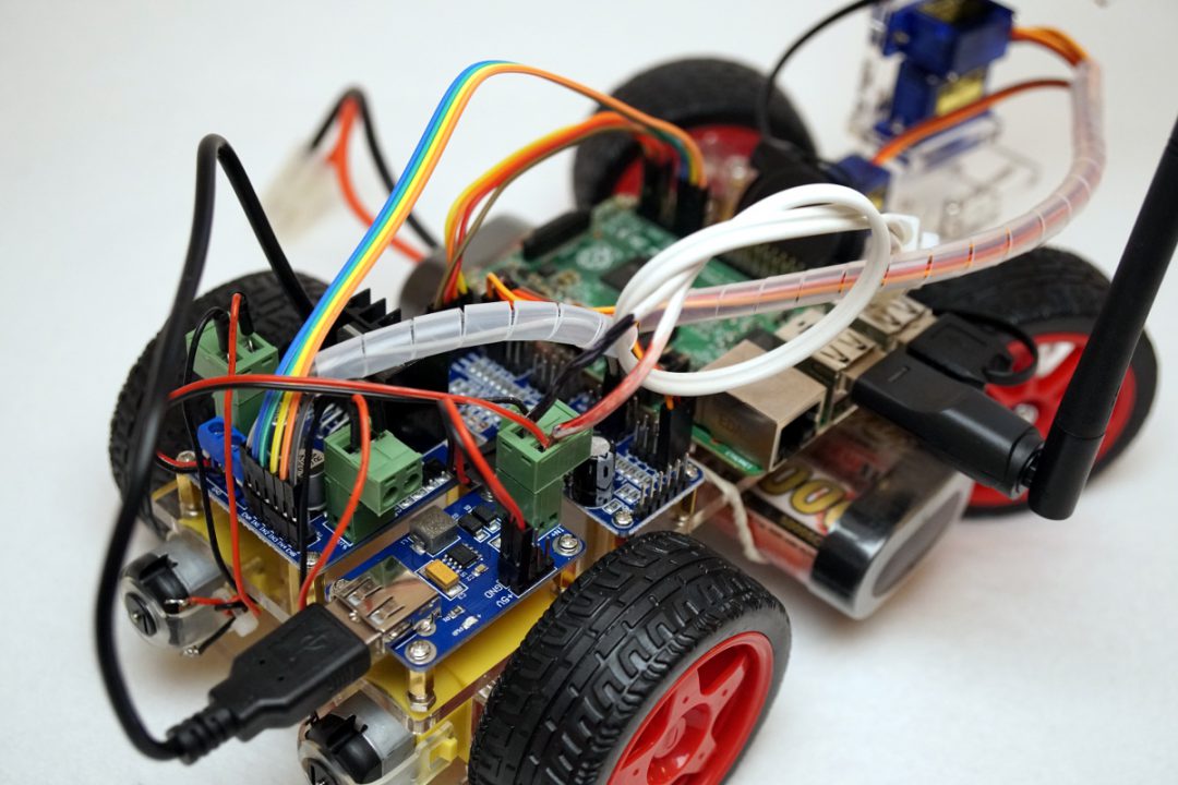 SunFounder Roboter Bausatz Smart Video Car Verkabelung