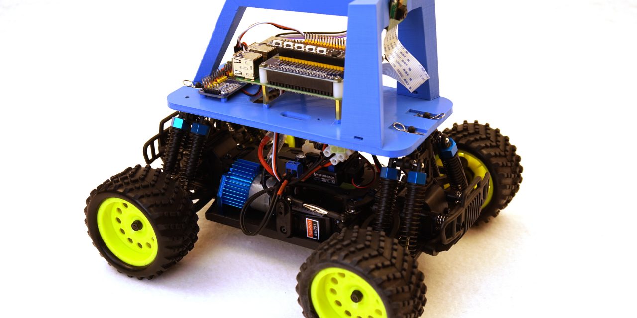 Autonom fahrendes Raspberry Pi KI Roboter Auto