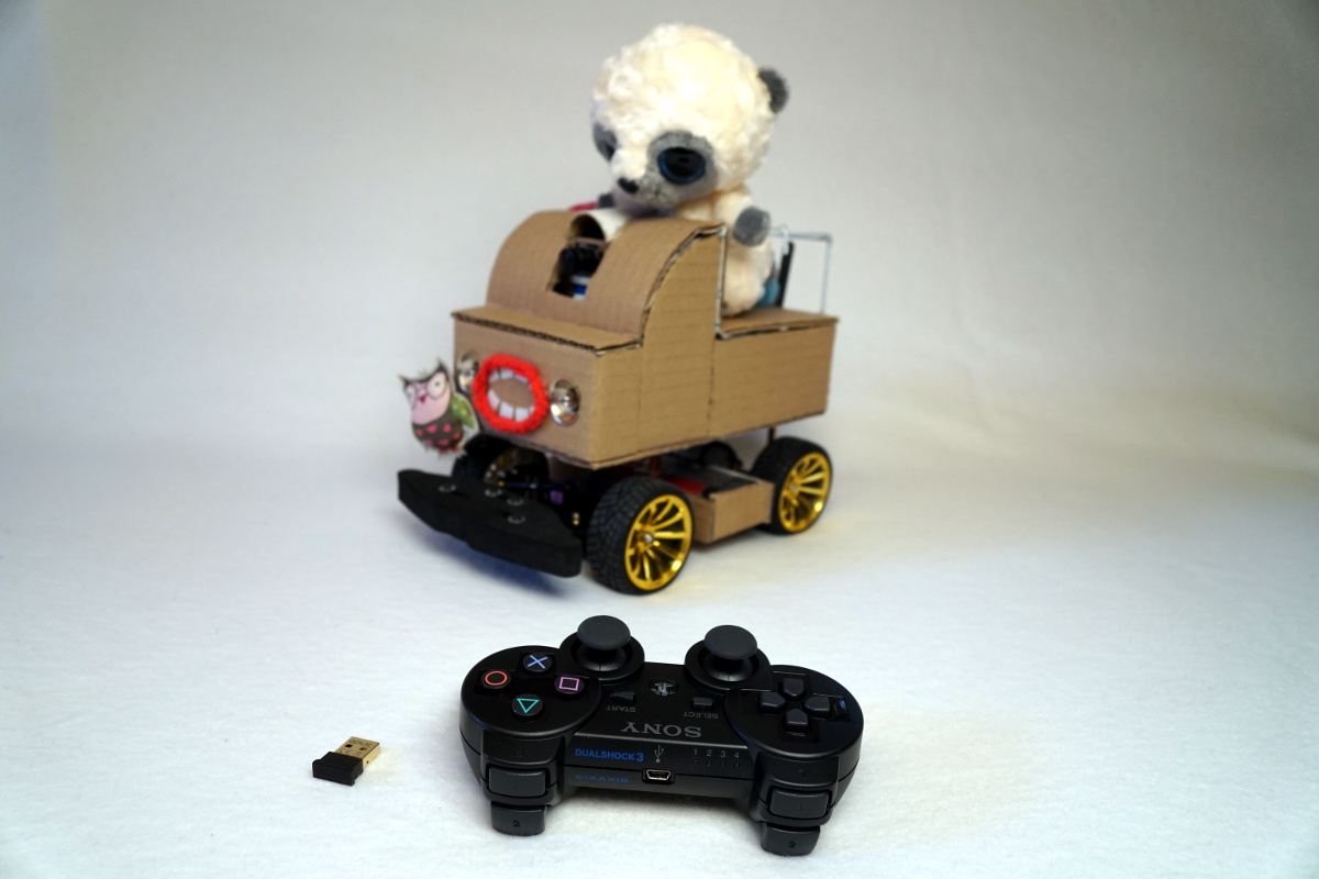 Playstation PS3 Controller (Bluetooth) einrichten am Raspberry Pi Roboter planen bauen