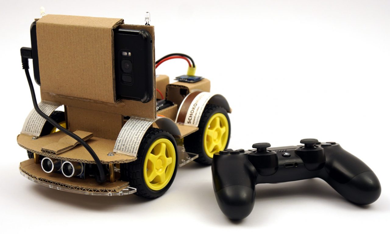 OpenBot Dein Smartphone steuert ein Roboter Auto