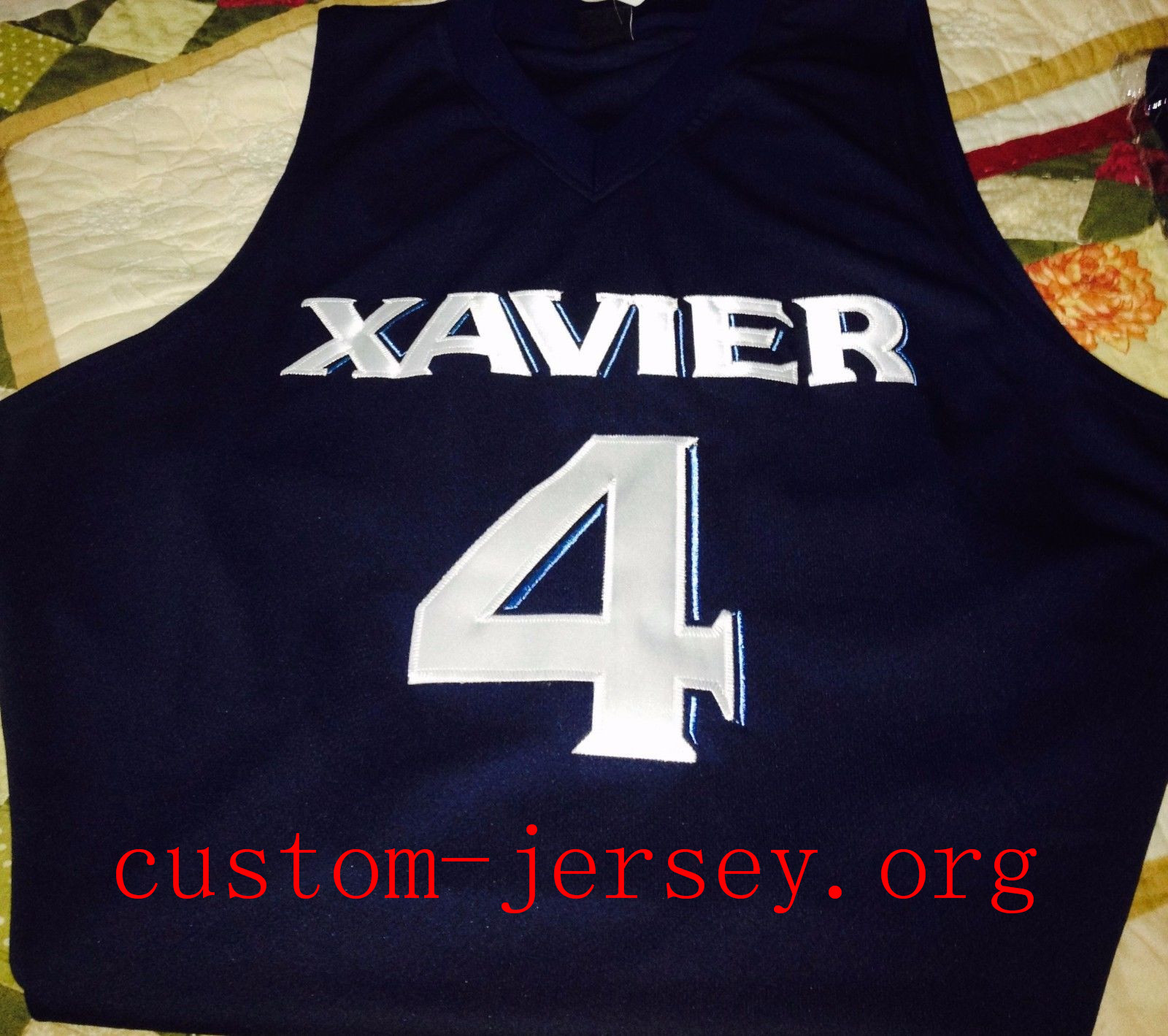 4 Edmond Sumner Xavier Musketeers BASKETBALL Jersey