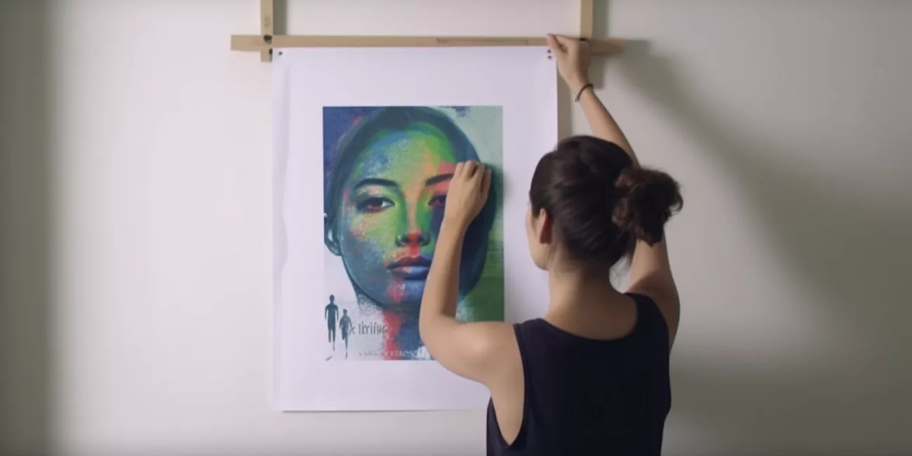 How to hang posters without damaging walls 6 damagefree ways Custom