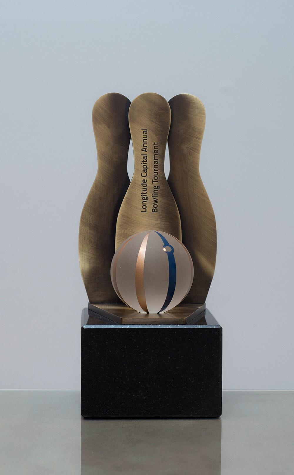 Premium Custom Awards Handmade Metal Bowling Trophy