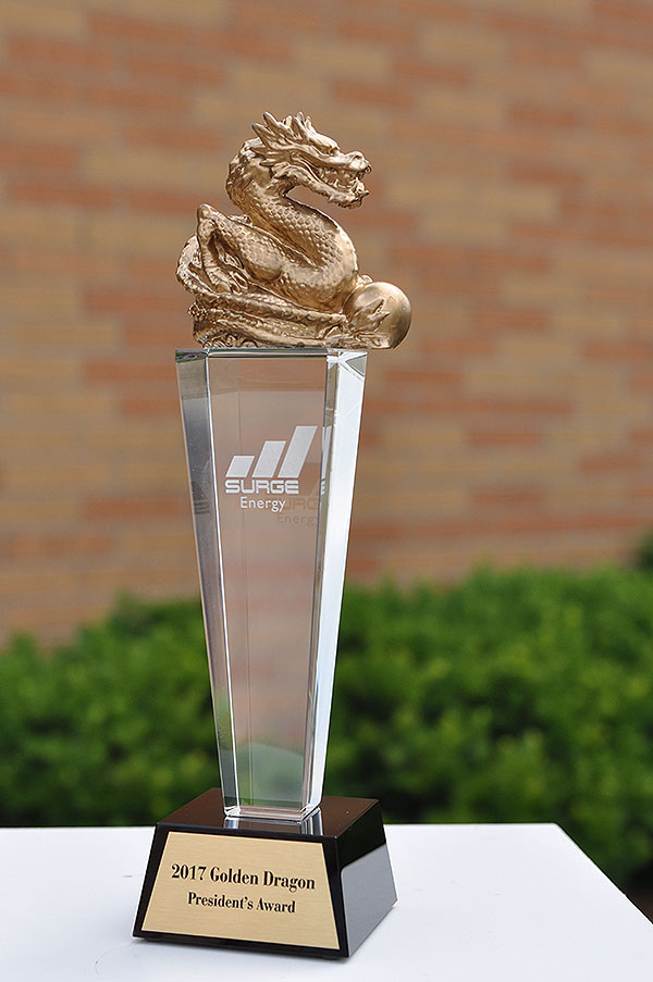 Premium Custom Awards Custom 3D Printed Dragon Trophy
