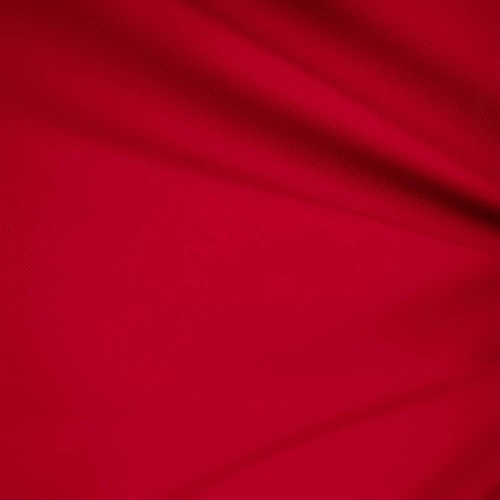 Red 60" Wide Premium Cotton Blend Broadcloth Fabric By the Yard by Fab
