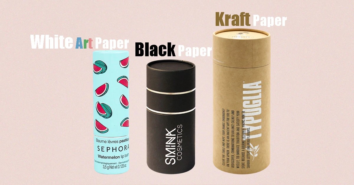 Custom Cardboard Tube for Cosmetic Packaging Custom Printing Tube