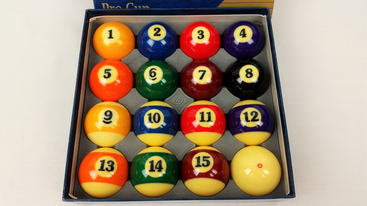 Aramith Super Pro Cup Pool Balls Used For Sale
