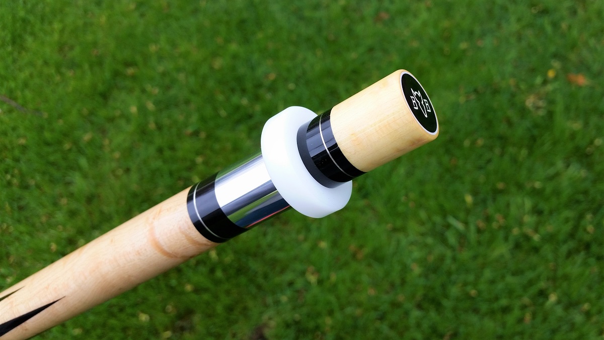 The Rattle Ring For Sale Keeps your custom pool cue safe.