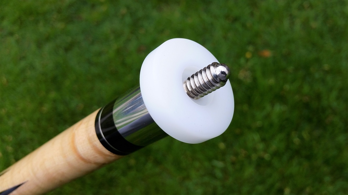 The Rattle Ring For Sale Keeps your custom pool cue safe.