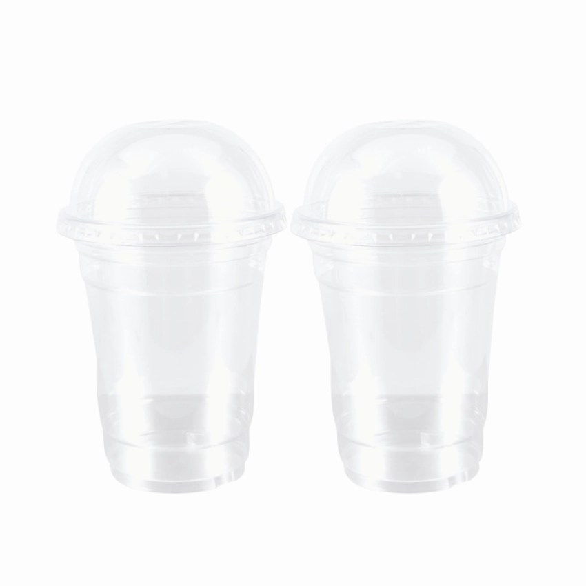 16oz Disposable Glass/Cup With Dome Lid