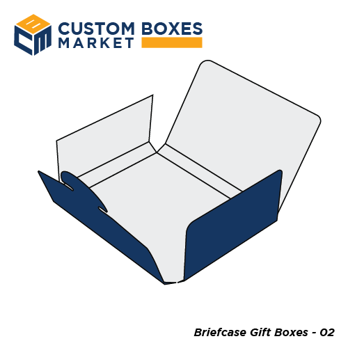 Custom Carton Briefcase Gift Boxes Custom Boxes Market CBM