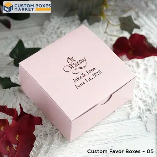 Custom Favor Boxes Wholesale Packaging USA CBM